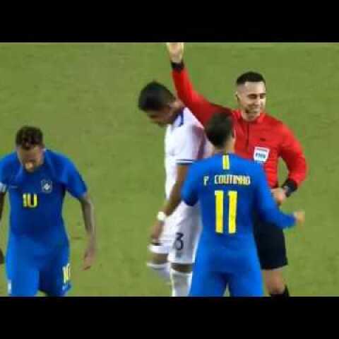 NEYMAR Fail Diving Again Brazil Vs El savador