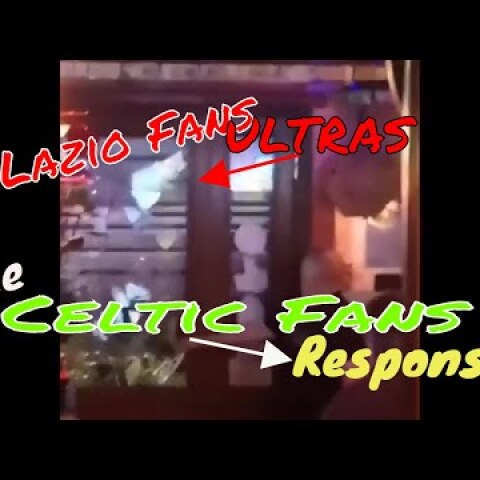 Lazio Fans V Celtic Fans