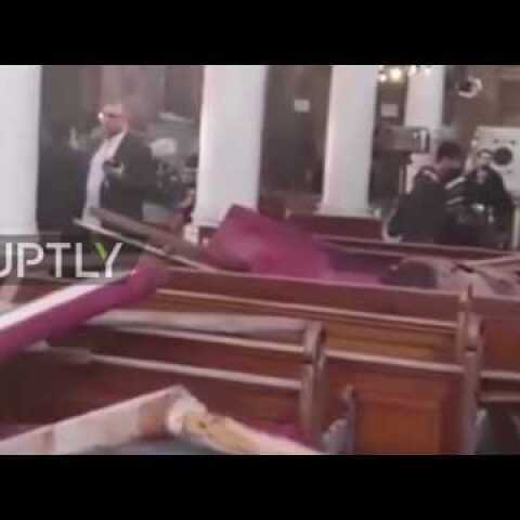 Egypt: Cairo Coptic Cathedral left in ruins after at least 25 killed in bomb attack