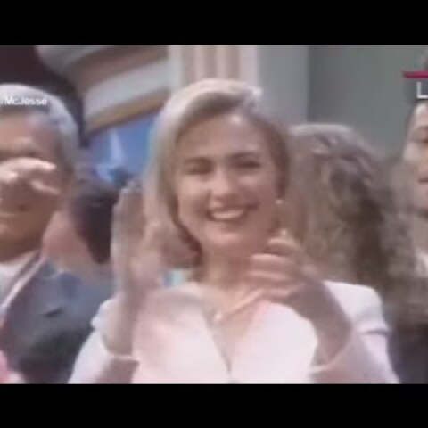 Hillary Clinton Does The Macarena (1996 DNC)