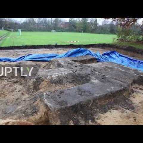 Germany: Enormous swastika unearthed during construction work in Hamburg