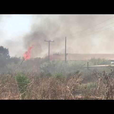 Πρέβεζα φωτιά στη Σκαμνούλα
