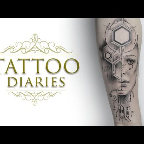 Tattoo Time-lapse | Digital Soul by Christos Tsintsaris