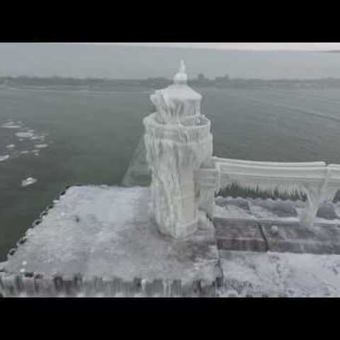 Icy Lighthouse December 2016 - St Joseph, MI