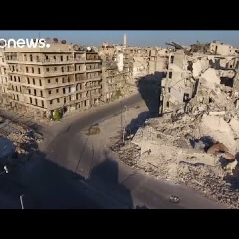 Shocking drone footage shows Aleppo destruction