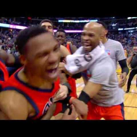 Russell Westbrook NBA RECORD 42ND TRIPLE DOUBLE Full Game Highlights | April 9, 2017