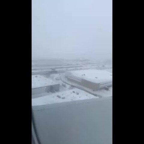 American Eagle Flight Slides Off Runway At O'Hare