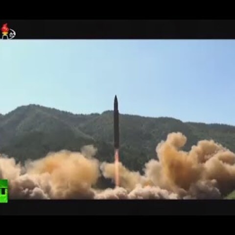 RAW: North Korea launches ICBM (state TV footage)