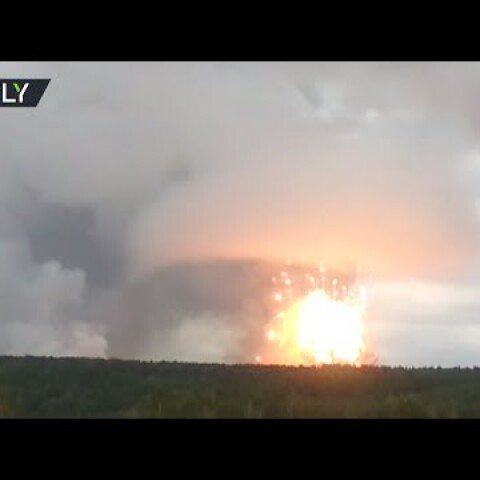 ‘Nuke-like’ explosion at ammo depot in Russia’s Krasnoyarsk region