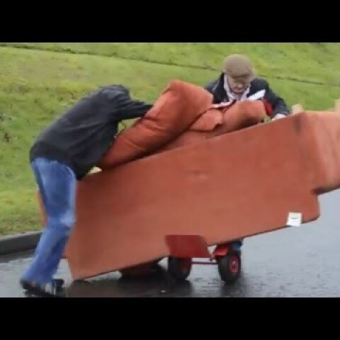 Broken down sofa, Drumquin