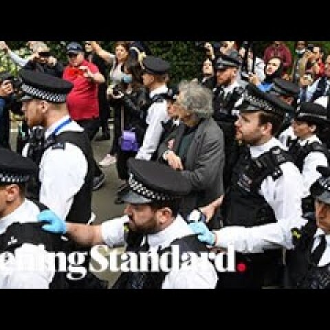 Coronavirus UK: Anti lockdown protest London