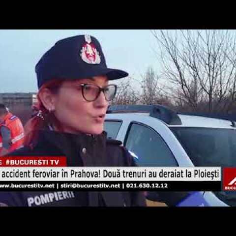 Grav accident feroviar în Prahova! Două trenuri au deraiat la Ploieşti