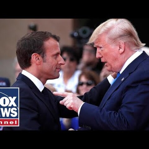 Trump, French President Macron clash during meeting at NATO summit
