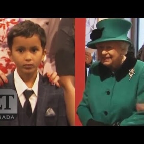 Queen Elizabeth Scares Away Child