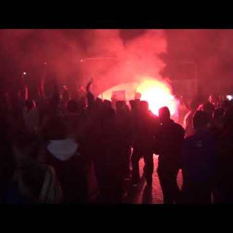 Τρελά πανηγύρια στο Μαζαράκη μετά το διπλό του Ατρόμητου στο ΟΑΚΑ