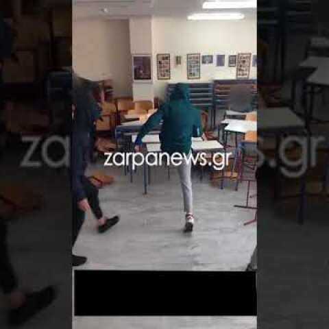 Φθορές σε θρανία και καρέκλες σε Λύκειο στα Χανιά