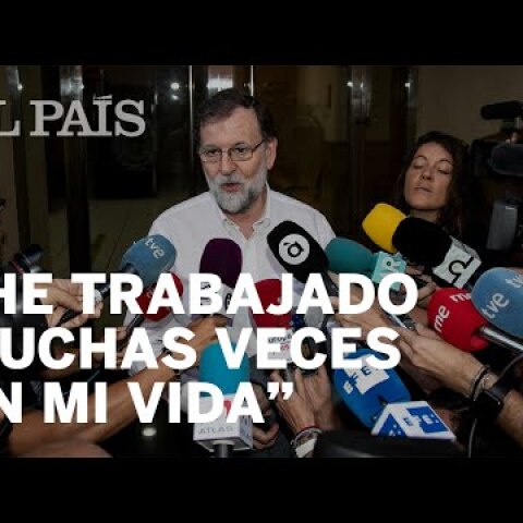 RAJOY vuelve al Registro de Santa Pola: "No tengo nada que transmitir a los candidatos" | España