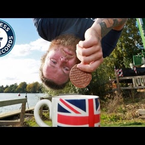 Highest Bungee Dunk - Guinness World Records