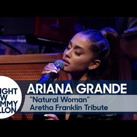 Ariana Grande and The Roots Perform "Natural Woman" in Tribute to Aretha Franklin