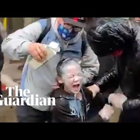 Child pepper-sprayed by police in Seattle is helped by Black Lives Matter protesters