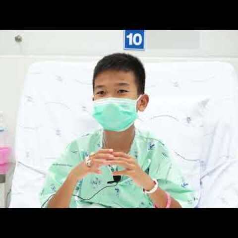 12 Boys and Coach at Hospital