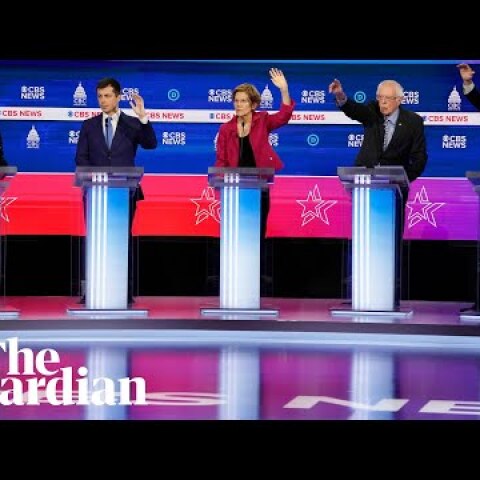 Sanders and Bloomberg come under attack in Democratic debate