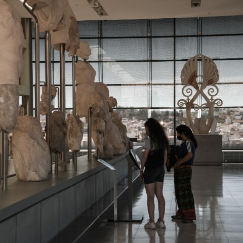 Το μουσείο της Ακρόπολης κατά την πρώτη ημέρα μετά την άρση του lockdown