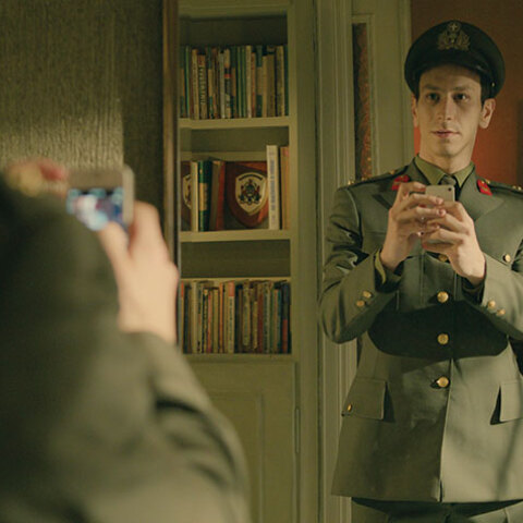 Ο Μιχάλης Σαράντης στην ταινία «Απόστρατος»