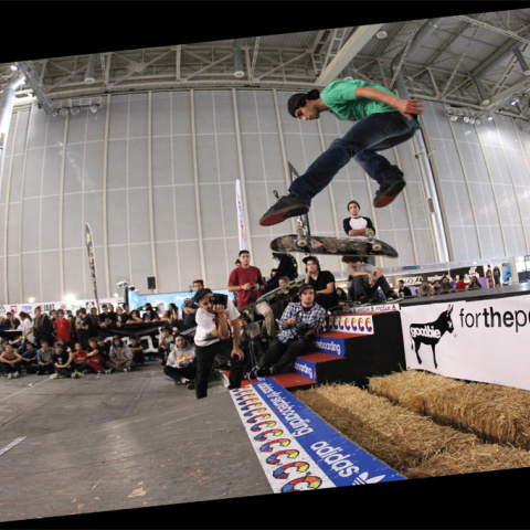 Ο βάσκος Christian Cortizo σε 360 flip