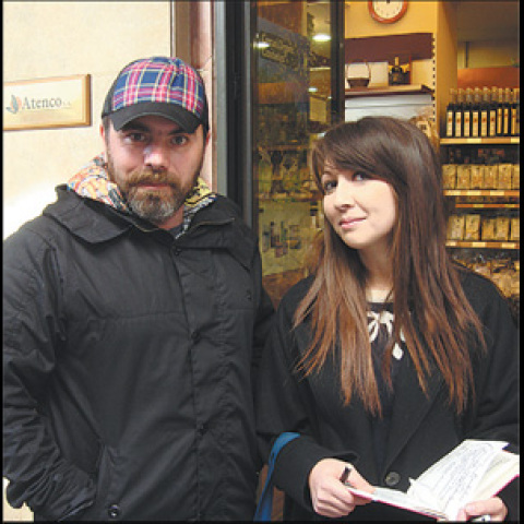 Bασίλης Καλλίδης και Alicia Kierby