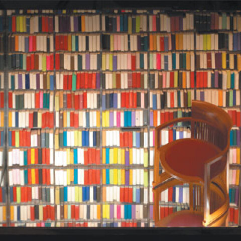 Έργο του Αλέξη Βερούκα από την την έκθεση «Η Αλήθεια είναι πάντα παράλογος», για τον Α. Παπαδιαμάντη