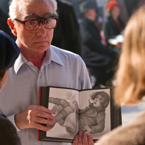 Ο Σκορσέζε στα γυρίσματα της ταινίας του «HUGO», που έχει προταθεί για 11 Όσκαρ