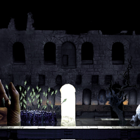 Σκηνικό του Στέφανο Πόντα για τον «Τροβατόρε