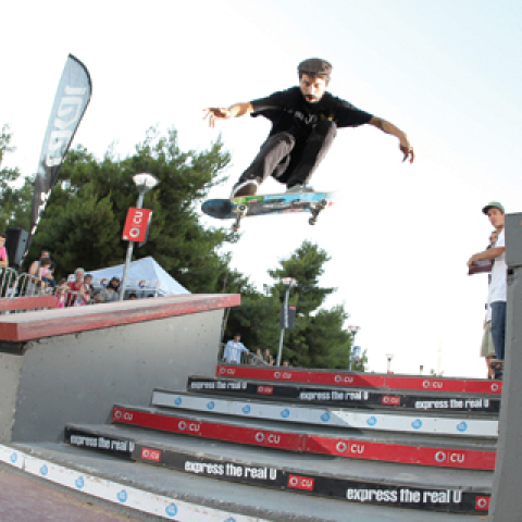 Ο νικητής Giorgio Ζάβος σε big pop shot