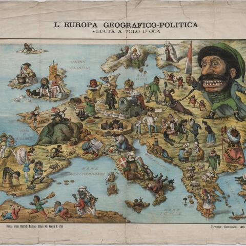 Πώς ήταν η Ελλάδα σε σατιρικούς χάρτες του 19ου αιώνα;