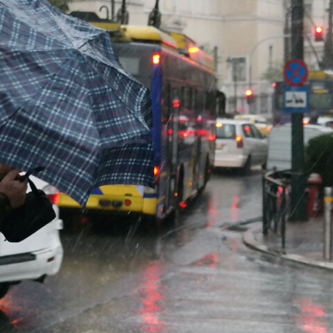 Βροχή στην Αθήνα