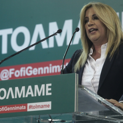 Για παράταξη νίκης έκανε λόγο η Φώφη Γεννηματά 