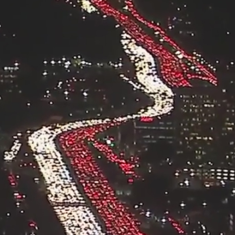 Εντυπωσιακό βίντεο μετακίνησης των Αμερικανών για την Ημέρα των Ευχαριστιών