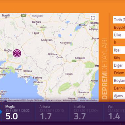   Σεισμός 5 Ρίχτερ στην Τουρκία 