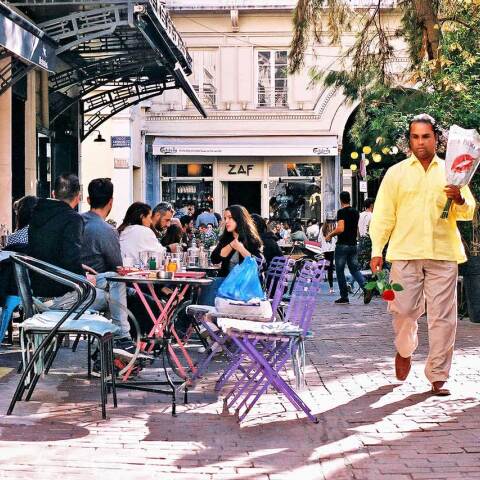 Ένα πρόσωπο στο πλήθος.
