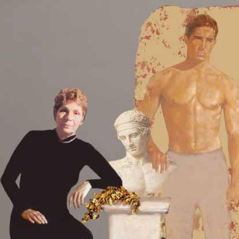 Ντ. Πετράτος – “H Κική Δημουλά” Ψηφιακή σύνθεση