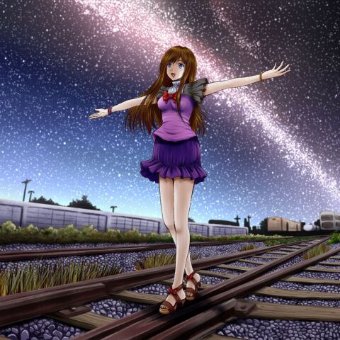 anime-girl-rails-night-starry-sky-206238.jpg