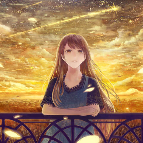 sunlight-night-anime-evening-fence-mythology-light-girl-starry-sky-576852.jpg