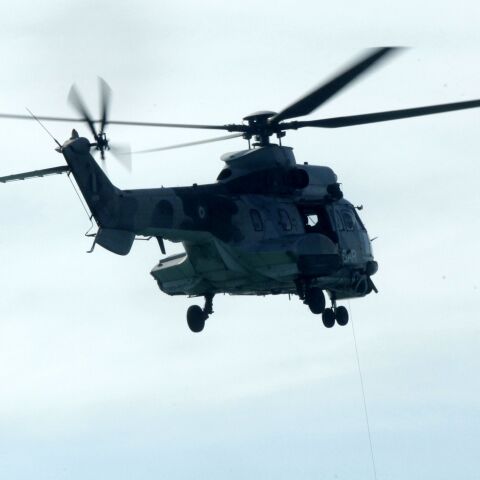 Με Super Puma μεταφέρθηκε η ορειβάτισσα από τον Όλυμπο 