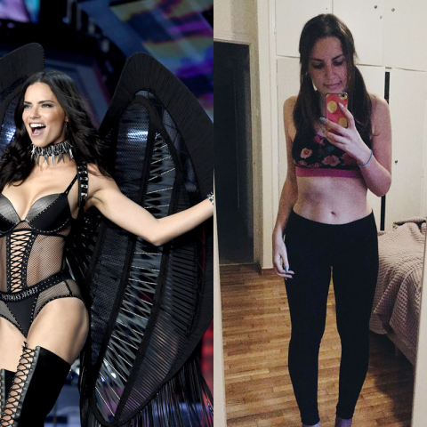 SHANGHAI, CHINA - NOVEMBER 20: Adriana Lima walks the runway during the 2017 Victoria's Secret Fashion Show In Shanghai at Mercedes-Benz Arena on November 20, 2017 in Shanghai, China