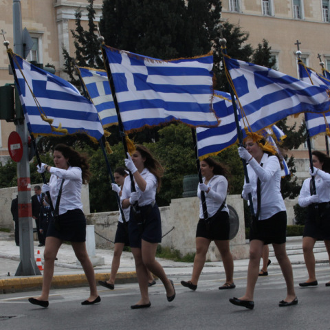 μαθητική παρέλαση / athens voice / © EUROKINISSI / ΓΙΑΝΝΗΣ ΠΑΝΑΓΟΠΟΥΛΟΣ