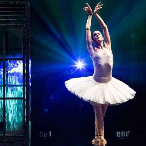 Η Μαρία Κουσουνή στη «Λίμνη των Κύκνων» © Κωνσταντίνος Ρήγος