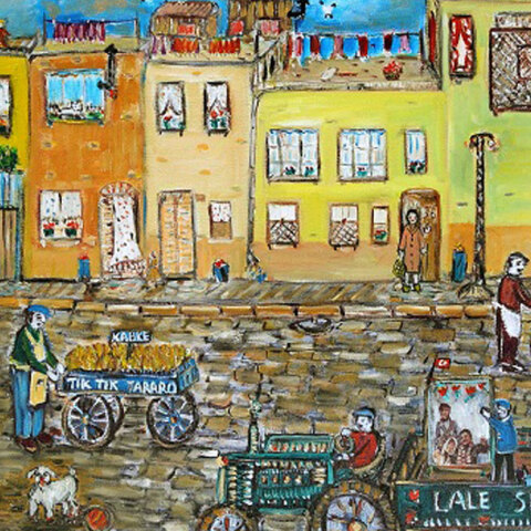 No. 31 1953 yılında Adana'da Debboy Caddesi - Debboy Street in 1953, Adana, 2014, TÜYB -  Oil on Canvas