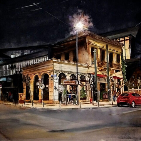 Midnight plan, έργο της Ειρήνης Βογιατζή