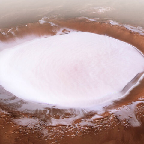 Άρης - κρατήρας Κορόλεφ